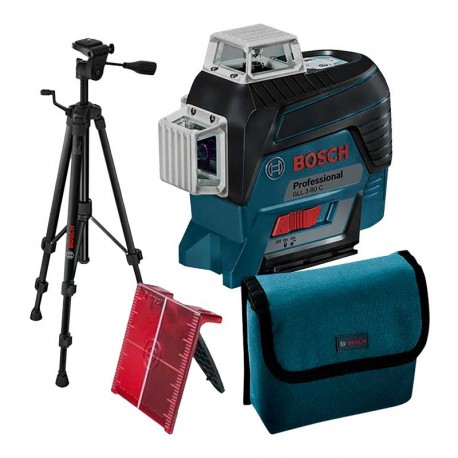 Nivel láser GLL 3-80 C Bosch Professional Bluetooth + BT 150