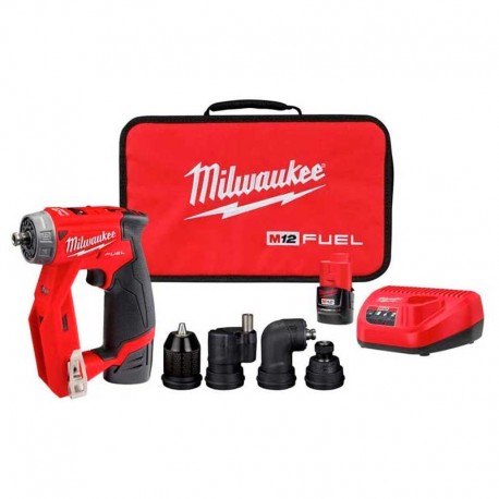 Taladro Atornillador M12 Fuel Milwaukee 2505-22 4 En 1