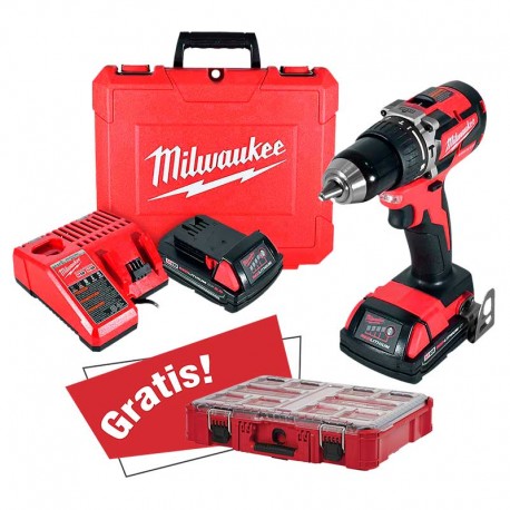 Rotomartillo Brushless Milwaukee 2802-22CT + Caja Organizado