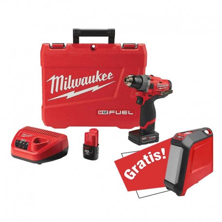 Rotomartillo M12 FUEL Milwaukee 2504-22 Inalámbrico + Bocina