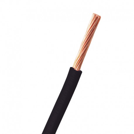 Cable THW Negro 10 de 500 mts 90°C Iusa