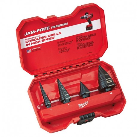 Set de Brocas Escalonadas 4 piezas Milwaukee 48-89-9223