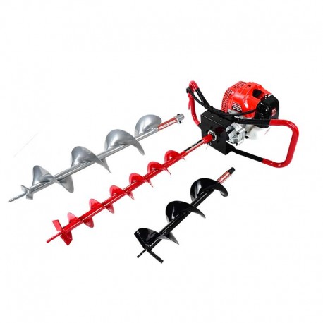 Hoyadora Mototaladro 52cc Kawashima MTT52M 3 Barrenas