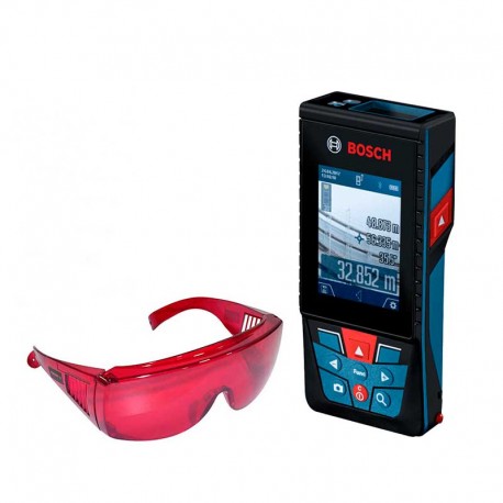 Telémetro Láser Bosch GLM 120 C 3.6V + Lentes