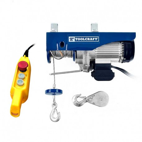 Polipasto Winch Malacate Eléctrico Toolcraft TC3501 de 800 kg 1.8 Hp
