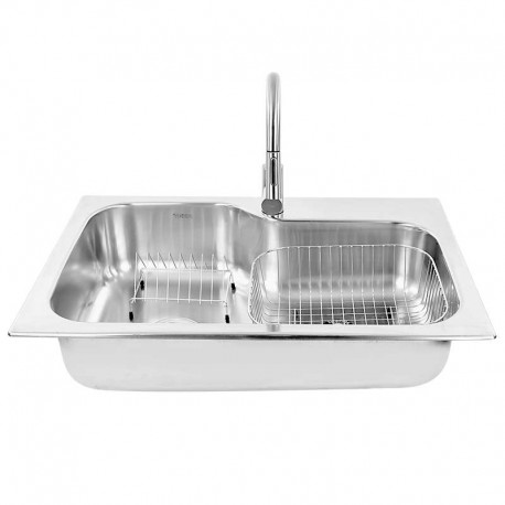 Paquete Tekaway Fregadero DM33.221C938 + Grifo y Accesorios